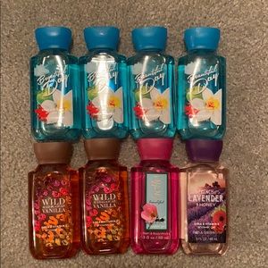 Bundle of Bath & Body Works shower gel minis